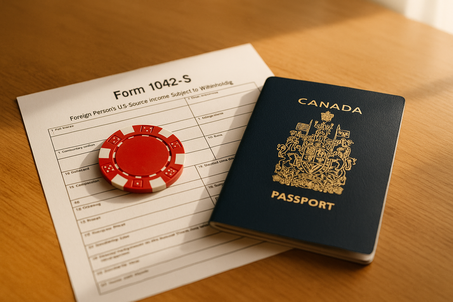 What Is IRS Form 1042-S? A Canadian Casino Winner's Guide